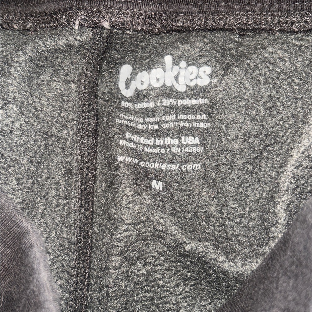 Cookies Black Joggers for Men - Picture 2 of 2